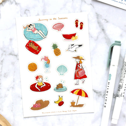 CTFJ x 252% / Stickers - Happy Summer