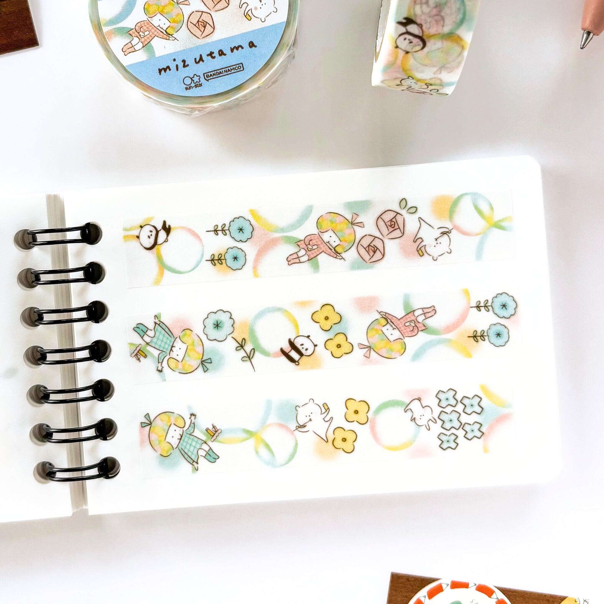 mizutama / Limited Edition / Washi Tape - Gentle