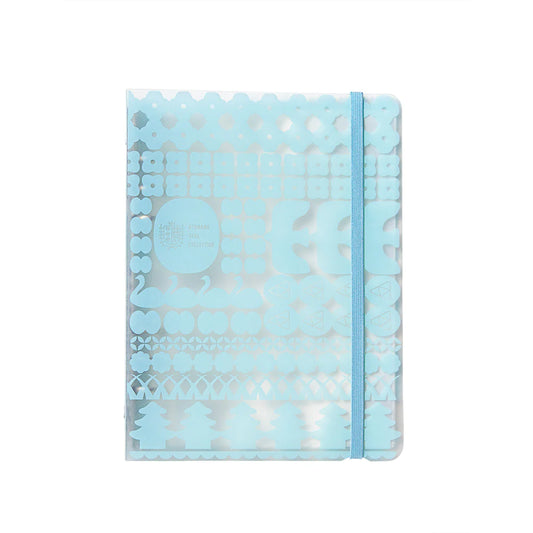STICKER SHEETS Binder Storage File - Blue