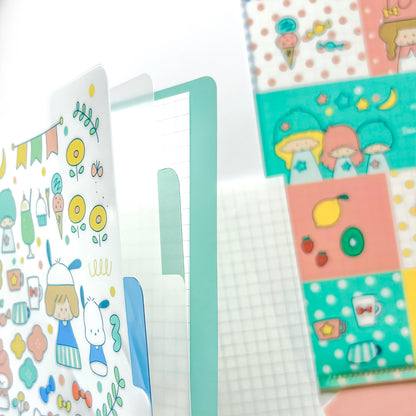 Limited Edition A5 Clear File - mizutama x Sanrio All Stars