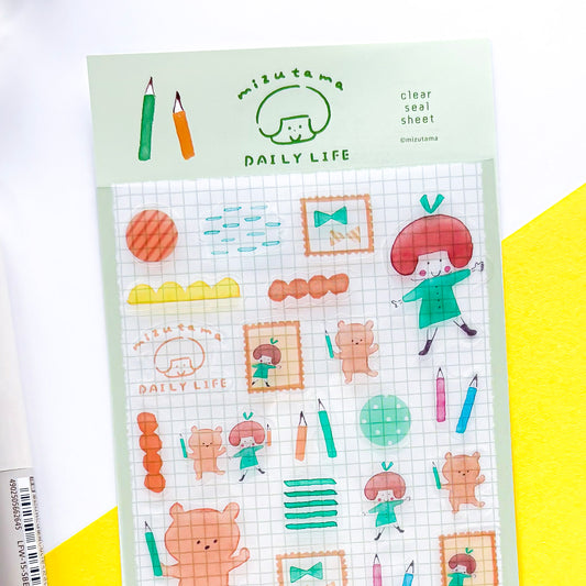 mizutama Limited Edition Stickers - Happy Stationery