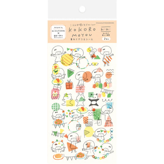 mizutama Limited Edition Stickers - Blast! (Set of 2 Sheets)