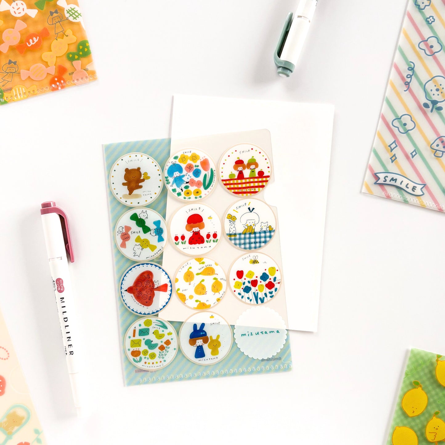 mizutama / Limited Edition / Clear Folder Set (Set of 3)