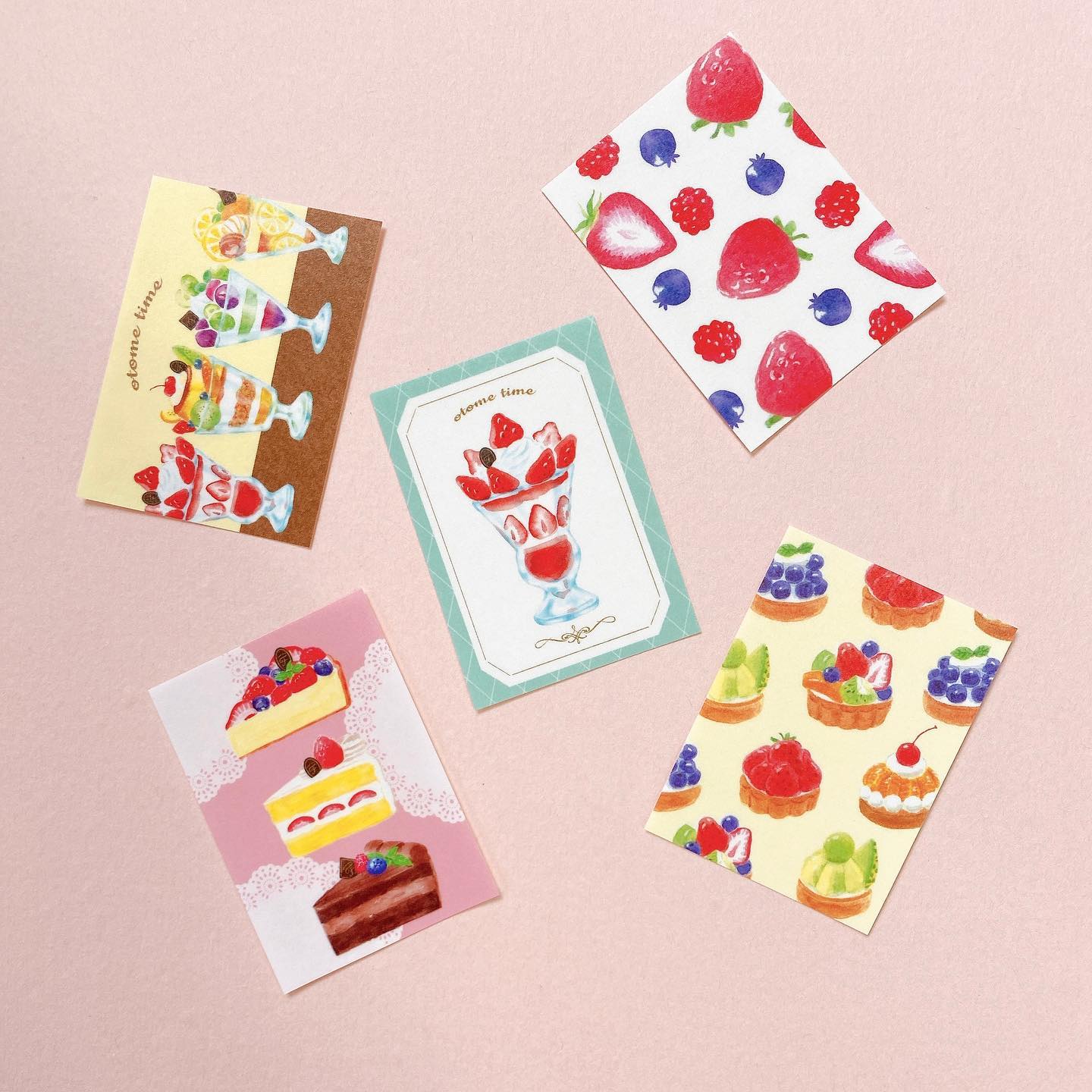 Limited Edition Large Stickers - Strawberry Parfaits