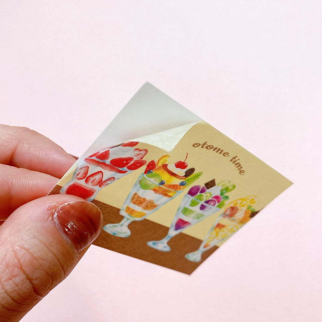 Limited Edition Large Stickers - Pudding Parfait – Cute Things from Japan