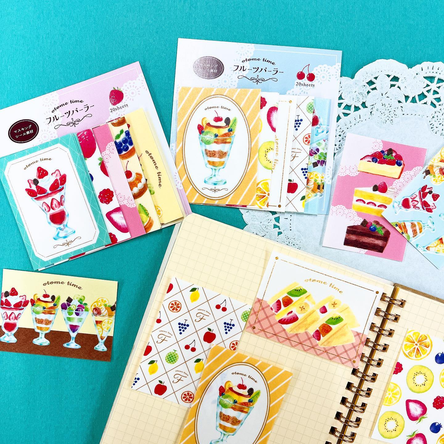 Limited Edition Large Stickers - Strawberry Parfaits