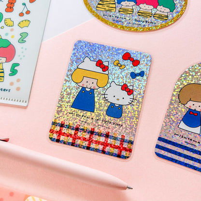mizutama / Limited Edition / Vinyl Hologram Sticker - Hello Kitty