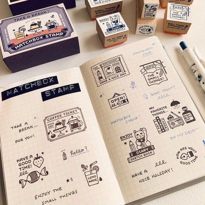 eric Limited Edition Matchbox Rubber Stamp Set (3 designs)