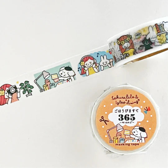 Sakuralala 365 Washi Tape - Crafty