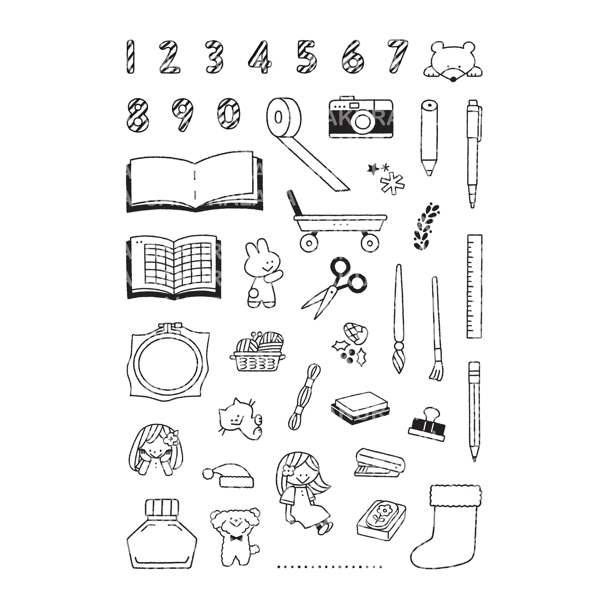 Igloo Dining 365 Clear Stamps - My 12 Days of Christmas (4" x 6")