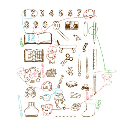 Igloo Dining 365 Clear Stamps - My 12 Days of Christmas (4" x 6")