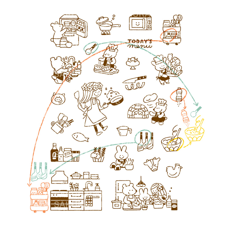 365 Clear Stamps - Today&