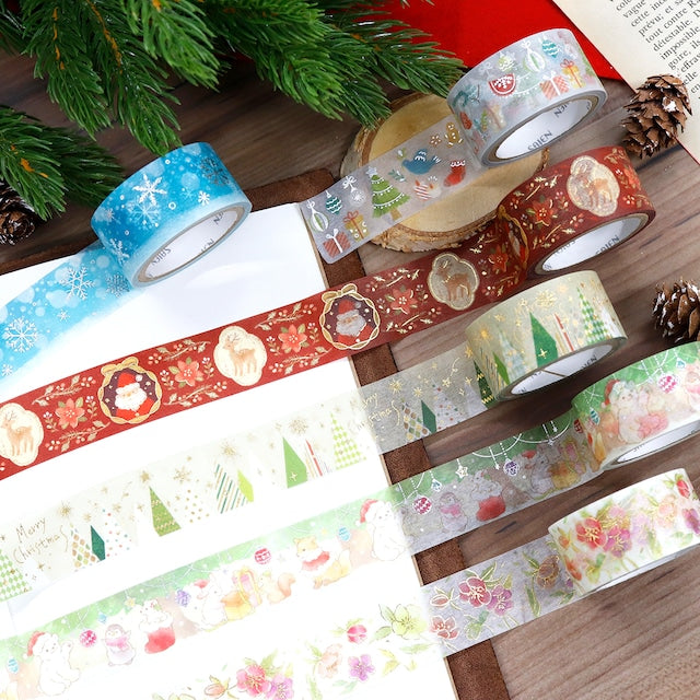 Winter Washi Tape - Christmas Forest