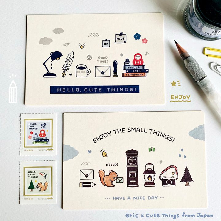 CTFJ x eric Postcards & Postage Stamp Set (2 desgins)