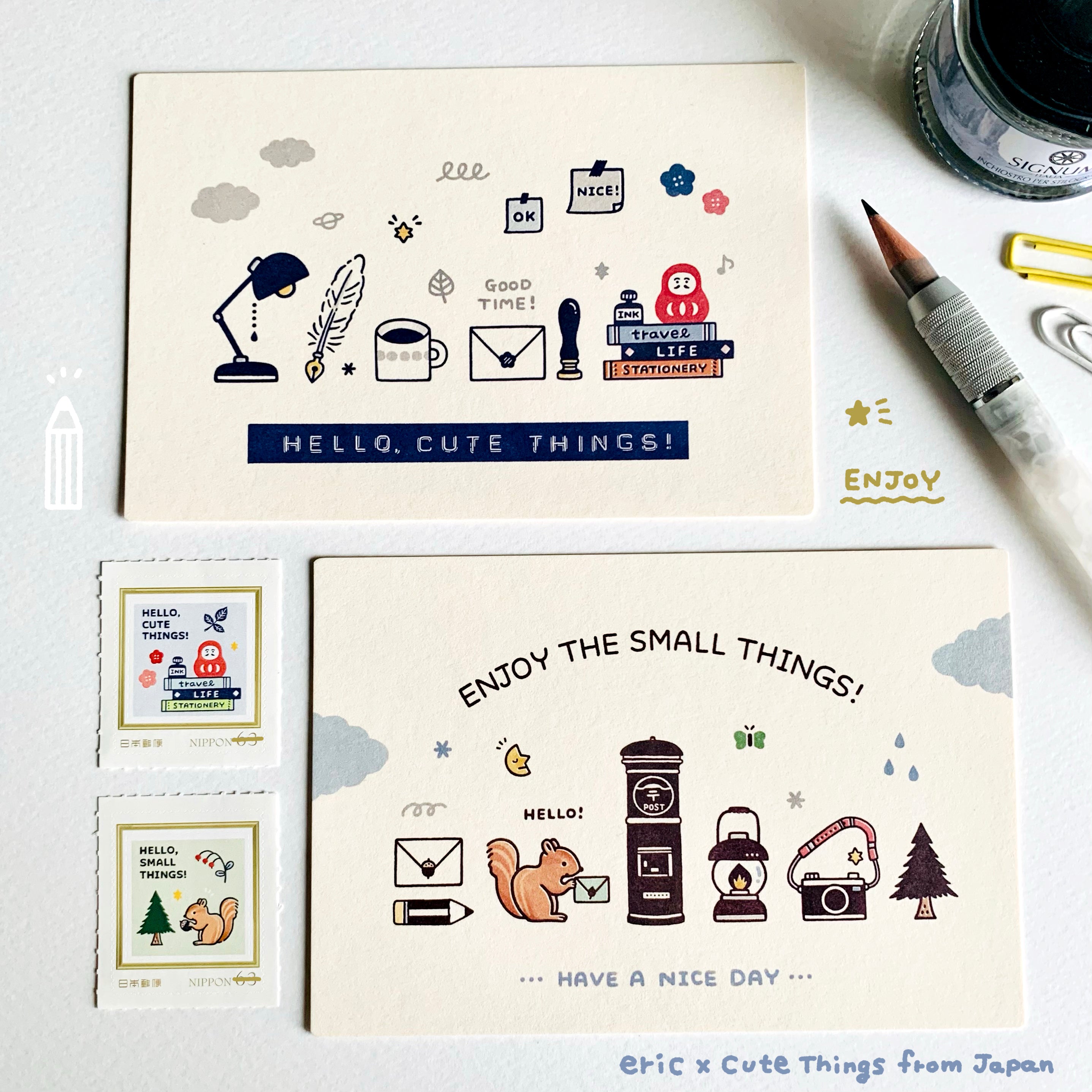 Iromoyo Stamp Ink - 紺青色 (konjyo) – Cute Things from Japan