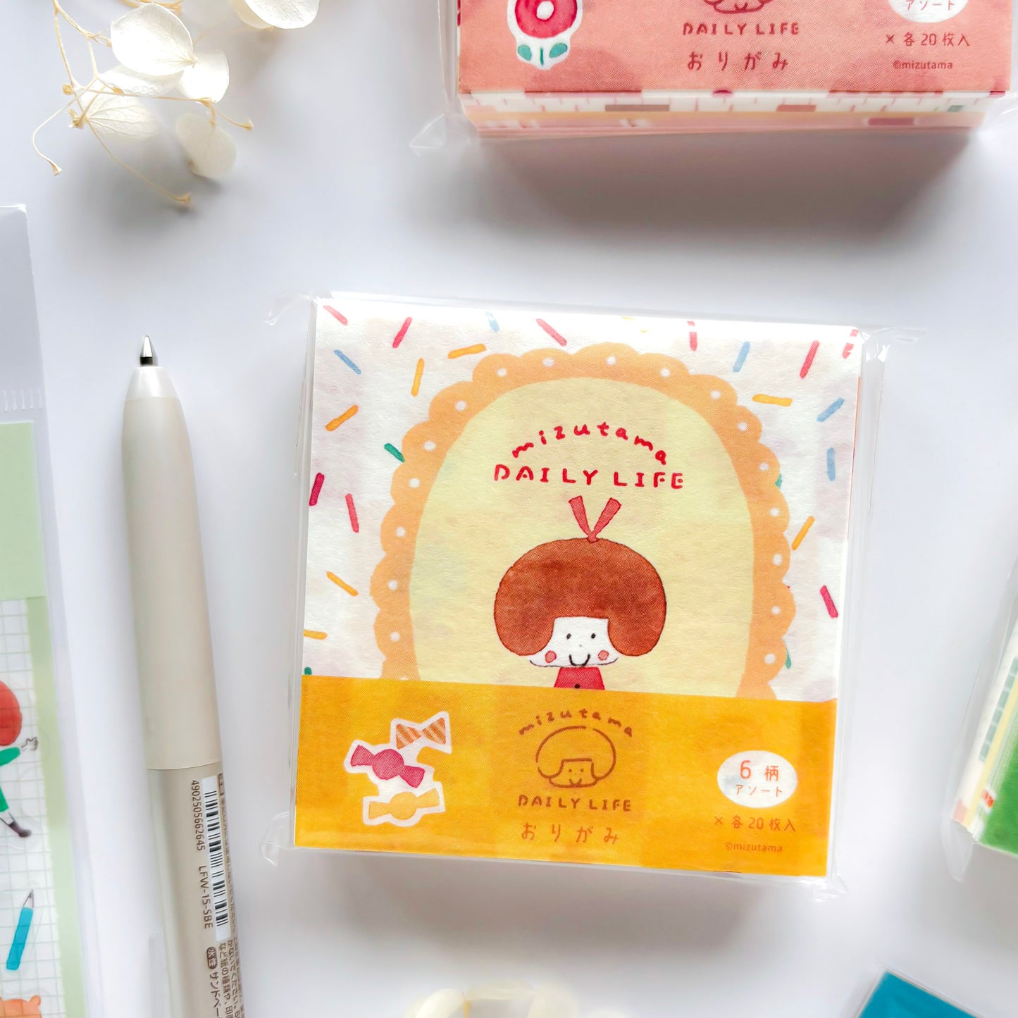 mizutama Limited Edition Petit Origami Memo Pad - Sweet Candies (120 sheets)