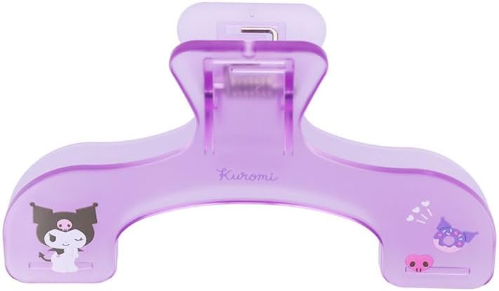 Limited Edition Sanrio "Ukanmuri" Clip - Kuromi (Regular Size)