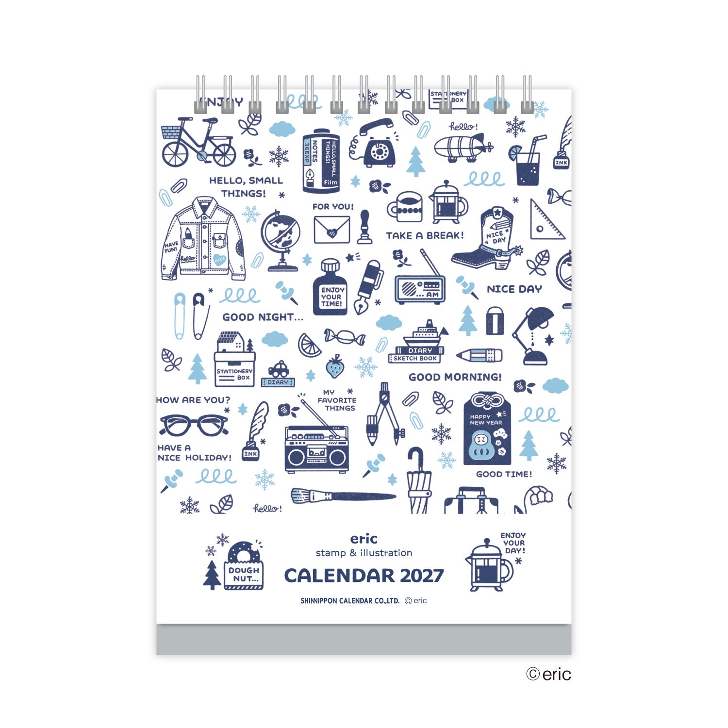 [2027] eric / Desk Calendar - Monthly