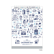 [2027] eric / Desk Calendar - Monthly