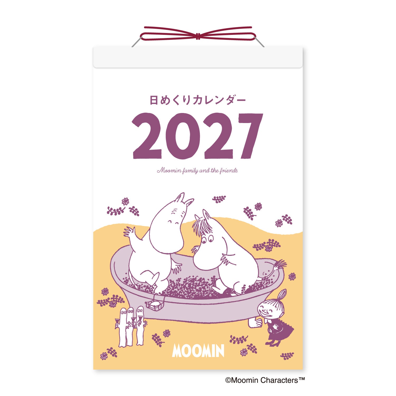 [2027] Moomin One-day-a-page Himekuri Calendar