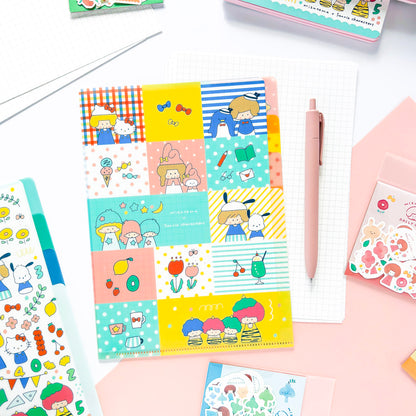 Limited Edition A5 Clear File - mizutama x Sanrio Characters