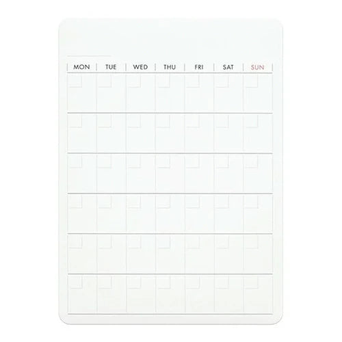 2015 Monthly Calendar Stickers - Plain (A5 Size)