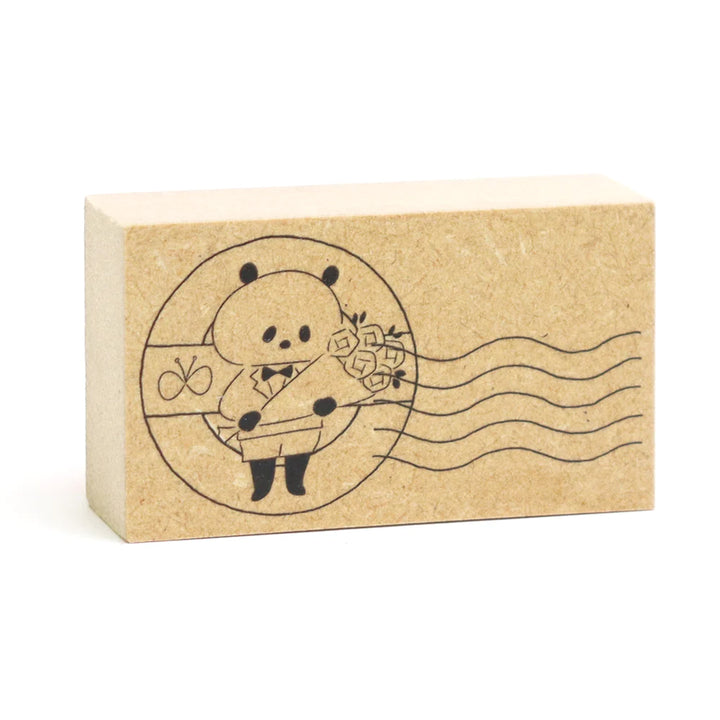 Rubber Stamp - Panda Postmark