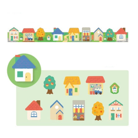 Kobaru / Peritte Sticker Roll - Town