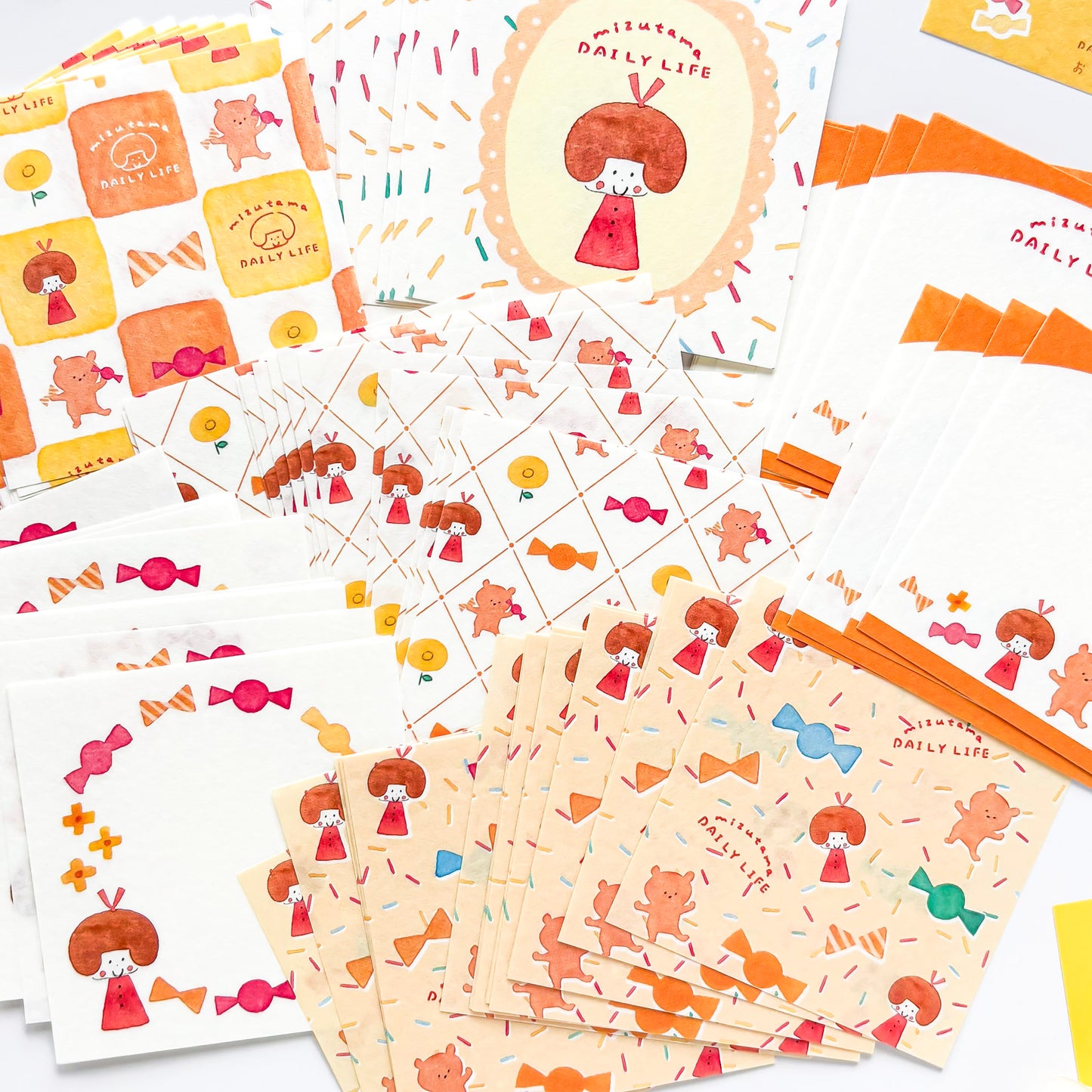 mizutama Limited Edition Petit Origami Memo Pad - Sweet Candies (120 sheets)
