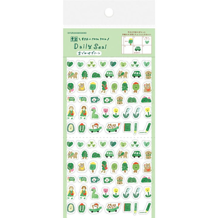 Planner Stickers - Petit Team Green