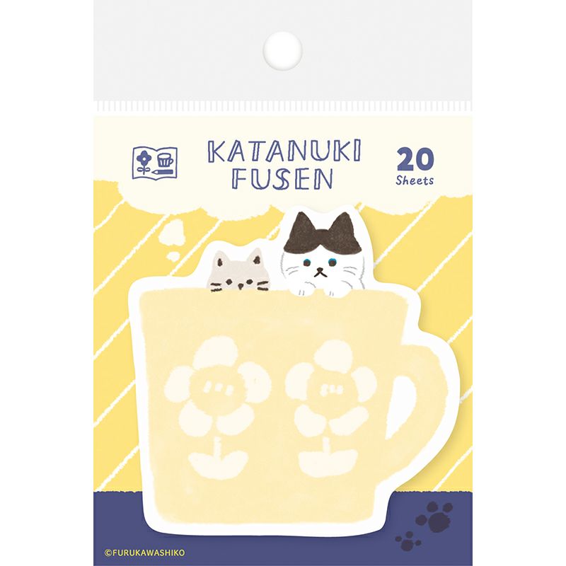 Die-cut Sticky Note - Cats in the Cup