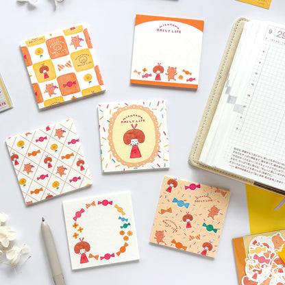 mizutama Limited Edition Petit Origami Memo Pad - Sweet Candies (120 sheets)