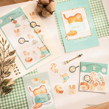 Tocorocomugi / Limited Edition / Planner Stickers - Good Morning
