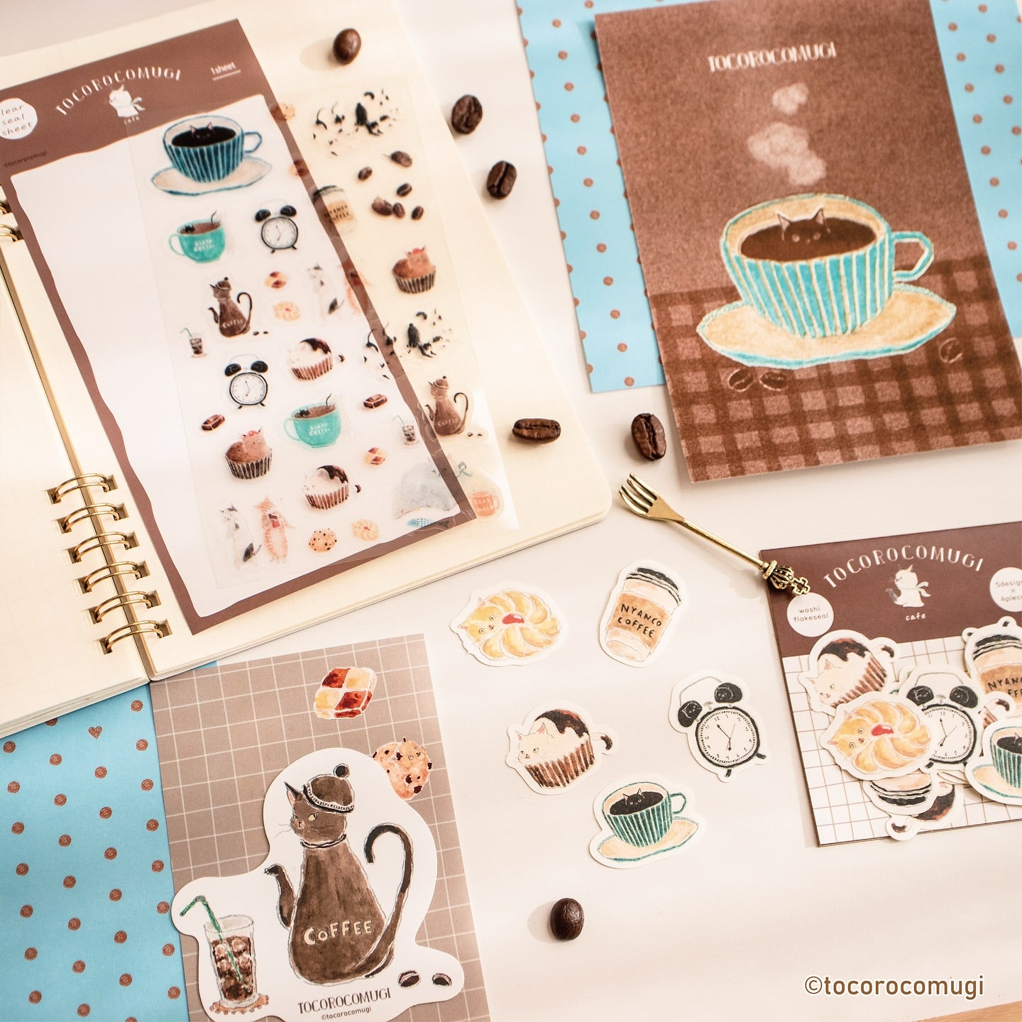 Tocorocomugi / Limited Edition / Letter Set - Cafe