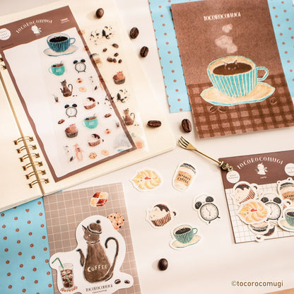 Tocorocomugi / Limited Edition / Flake Stickers - Cafe