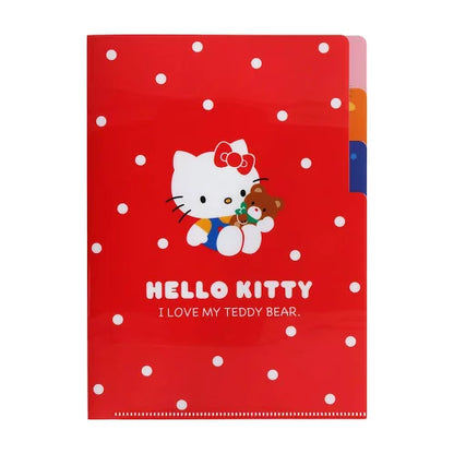 Last Stock Hello Kitty 50th Anniversary A5 Clear File - Dot Kitty