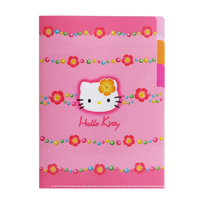 Hello Kitty 50th Anniversary A5 Clear File - Flower