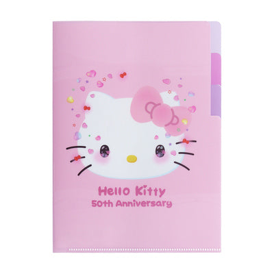 Hello Kitty 50th Anniversary A5 Clear File - Love