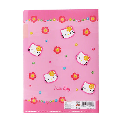 Hello Kitty 50th Anniversary A5 Clear File - Flower