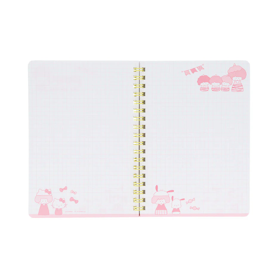 Limited Edition Ring Notebook - mizutama x Sanrio All Stars