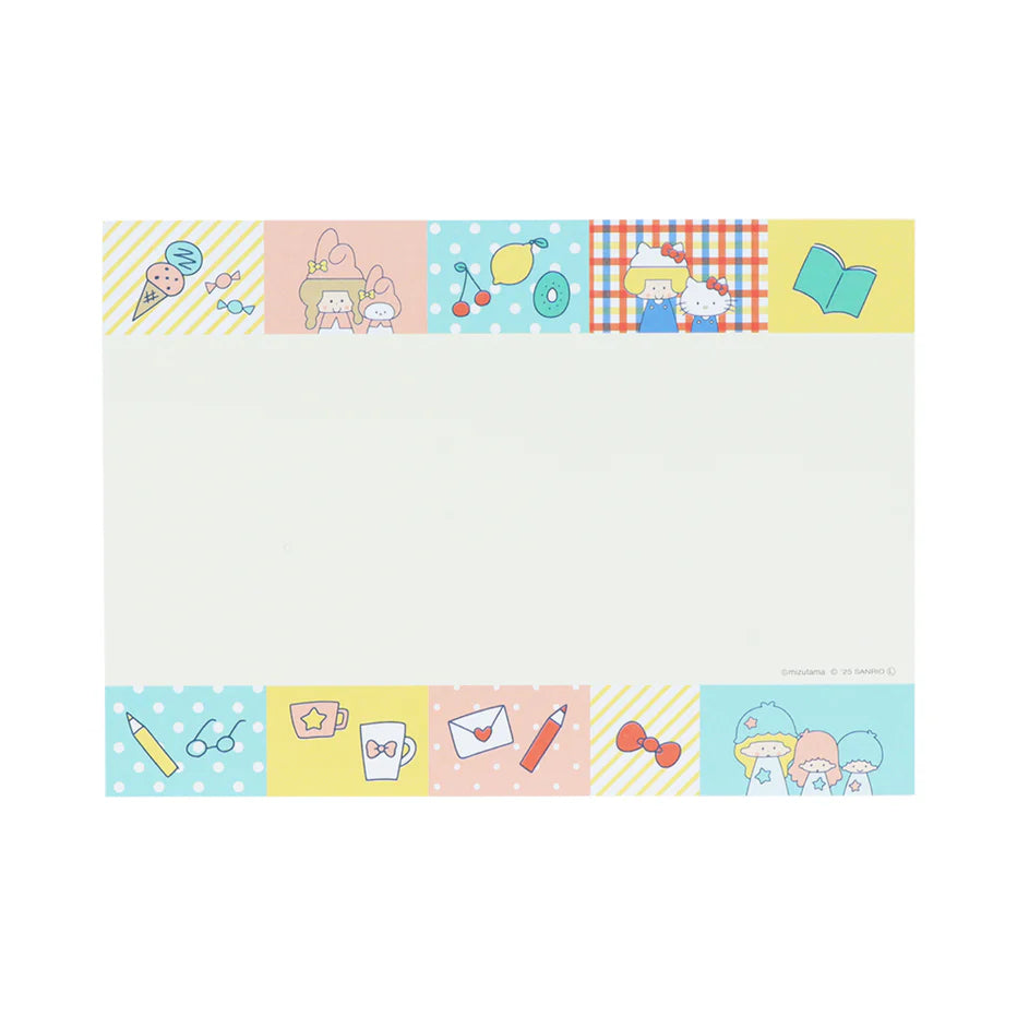 Limited Edition Memo Pad - mizutama x Sanrio Characters (A6)