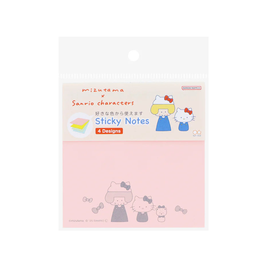 Limited Edition Sticky Notes - mizutama x Sanrio Characters