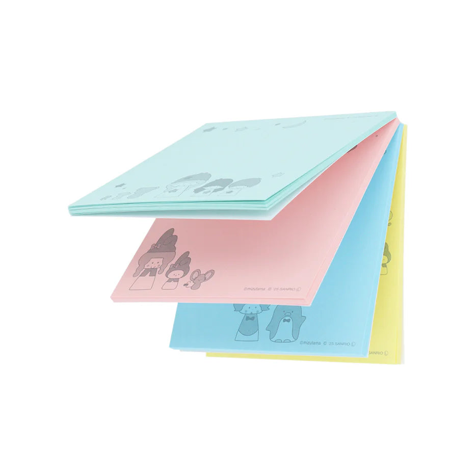 Limited Edition Sticky Notes - mizutama x Sanrio Characters