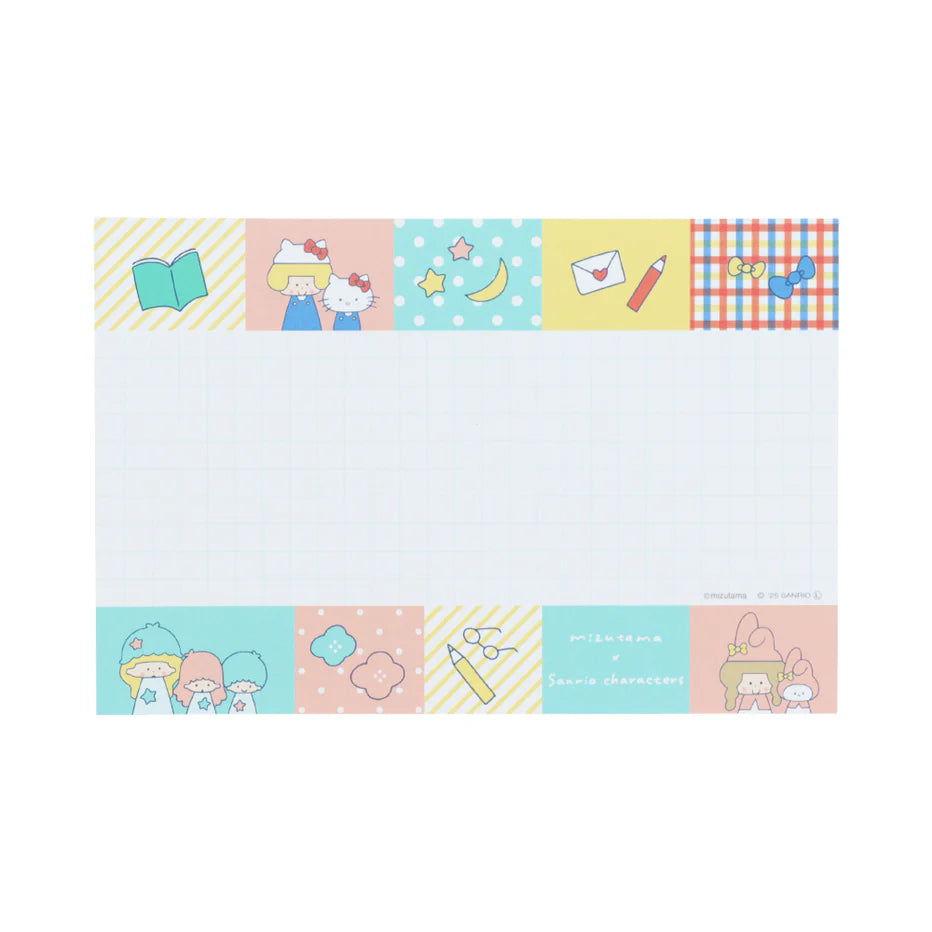 Limited Edition Mini Letter Set - mizutama x Sanrio All Stars