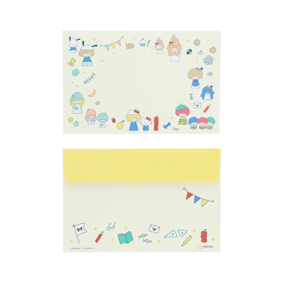 Limited Edition Mini Letter Set - mizutama x Sanrio All Stars