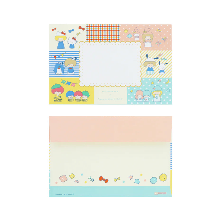 Limited Edition Mini Letter Set - mizutama x Sanrio All Stars