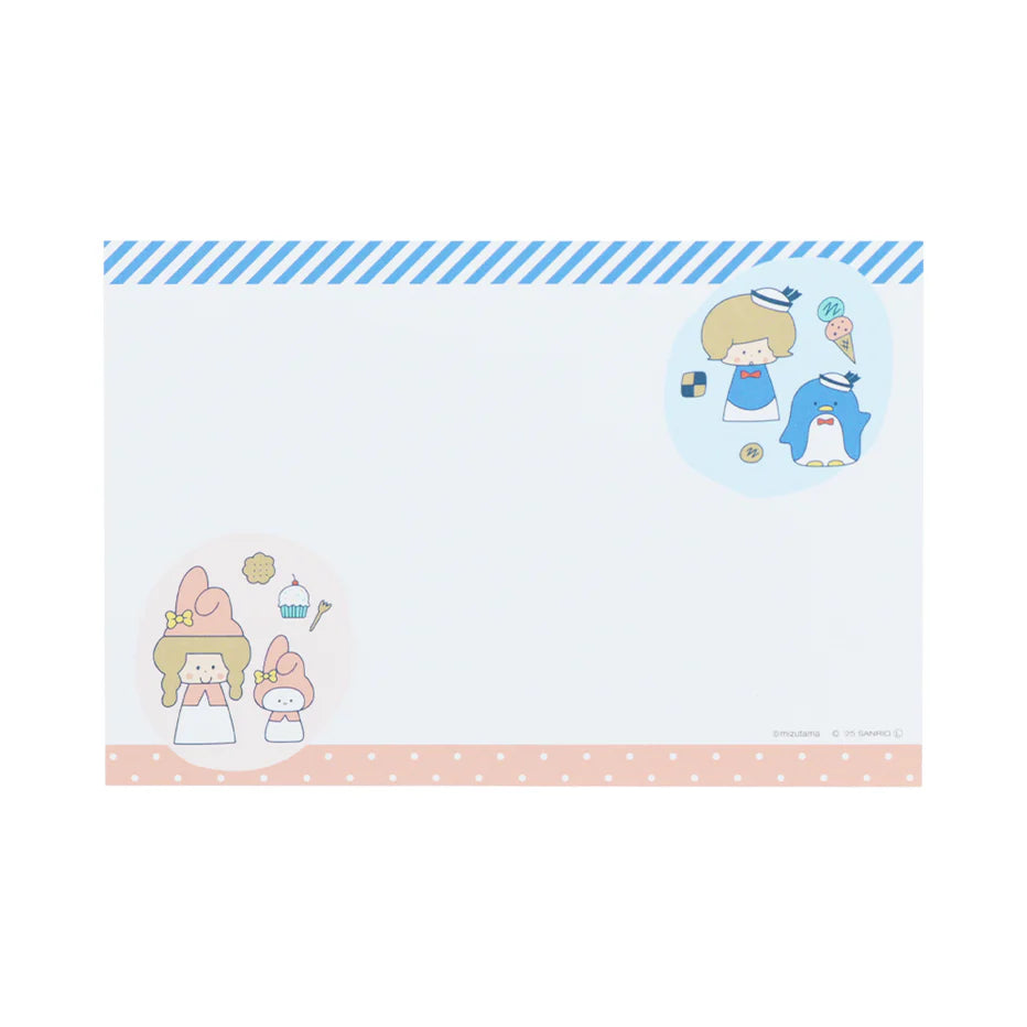 Limited Edition Mini Letter Set - mizutama x Sanrio All Stars