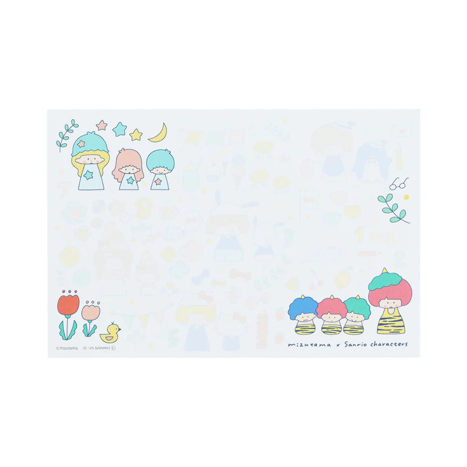 Limited Edition Mini Letter Set - mizutama x Sanrio All Stars