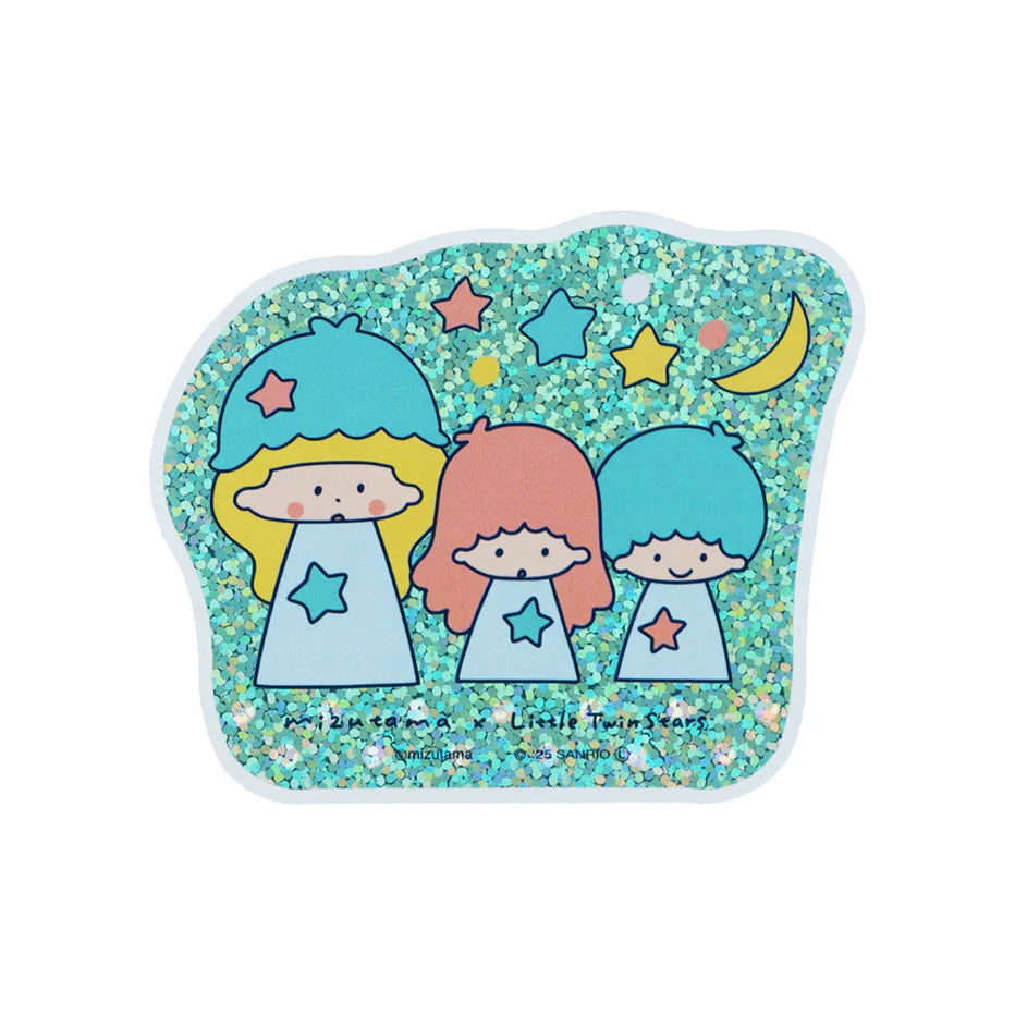 Limited Edition Vinyl Shiny Hologram Sticker - mizutama x Little Twin Stars