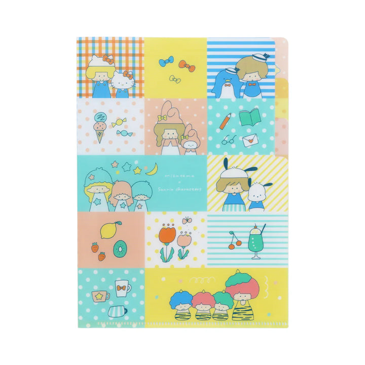 Limited Edition A5 Clear File - mizutama x Sanrio Characters